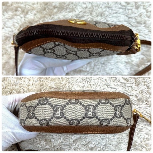 Gucci Brown and Gray Patterned Crossbody Bag - Picture 7 of 10